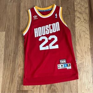 Adidas Red Houston Basketball Jersey